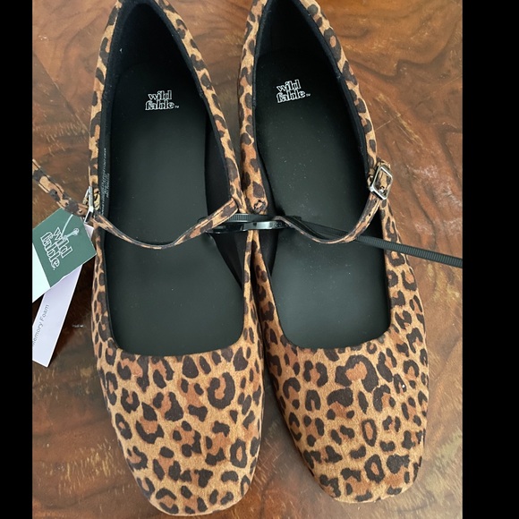 Wild Fable Animal Print Mary Jane Flats new size 11 - Picture 1 of 3